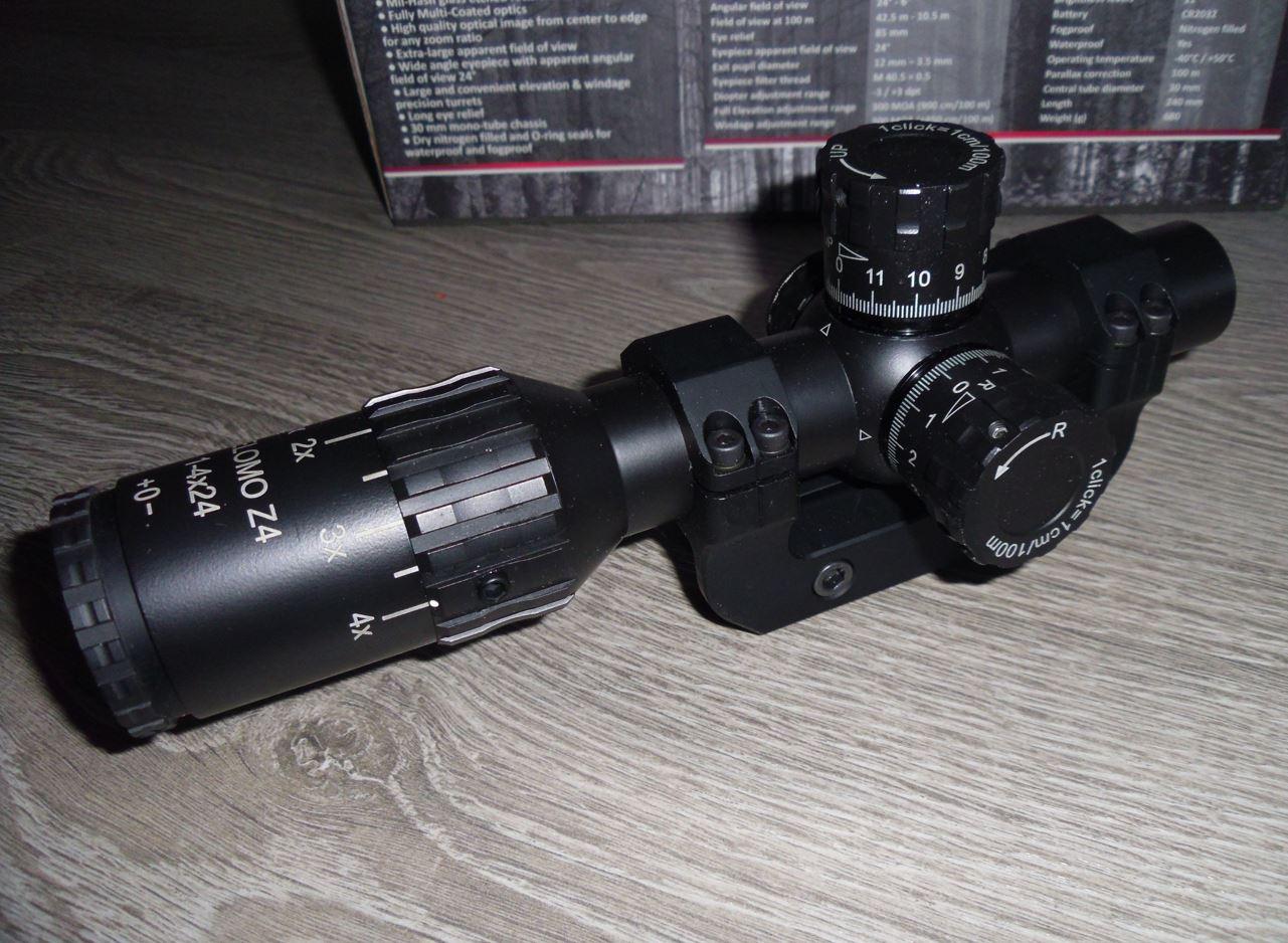 BelOMO Z4 3-12x42 - Optical Wide Variable Zoom Scope. FFP.