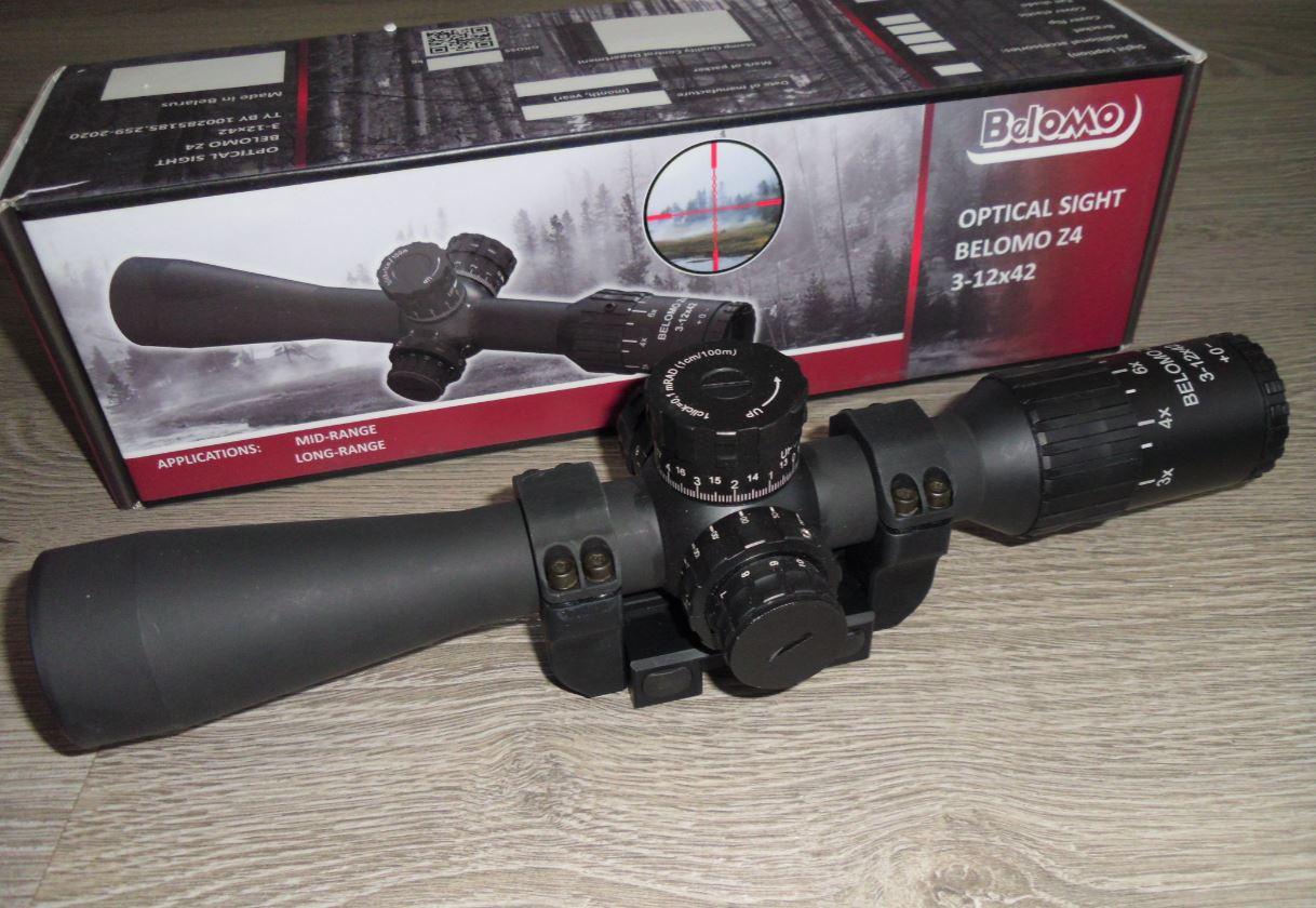 BelOMO Z4 3-12x42 - Optical Wide Variable Zoom Scope. FFP.